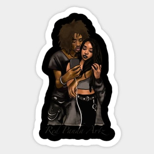 Gothic love Sticker